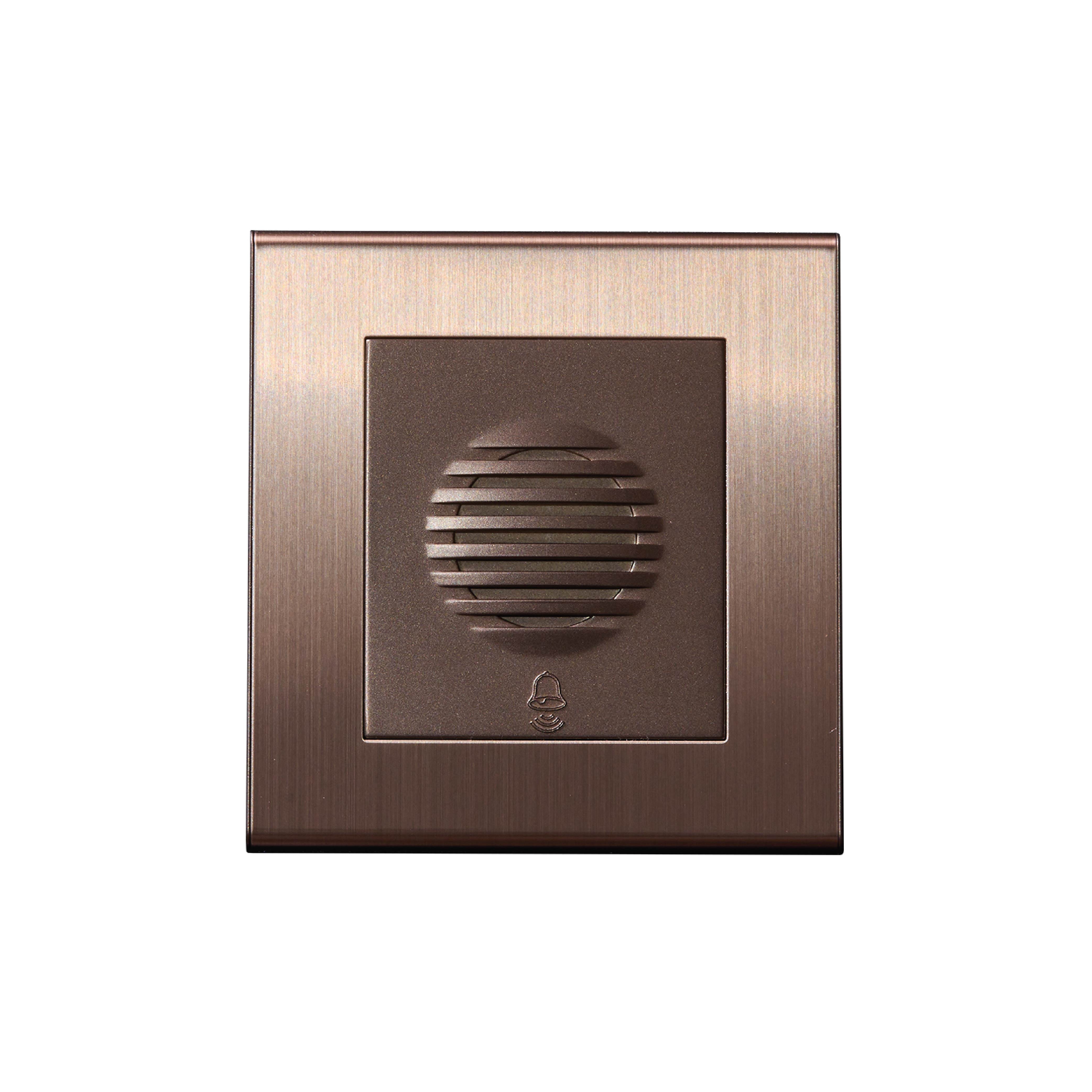 ชุดรับสัญญาณ BUZZER ART DNA รุ่นV23 สี BRUSH BROWN DESIGN SWITCH_0